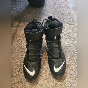 Nike Force Savage 2 Shark Football Cleats Men's Size 10.5 - Black